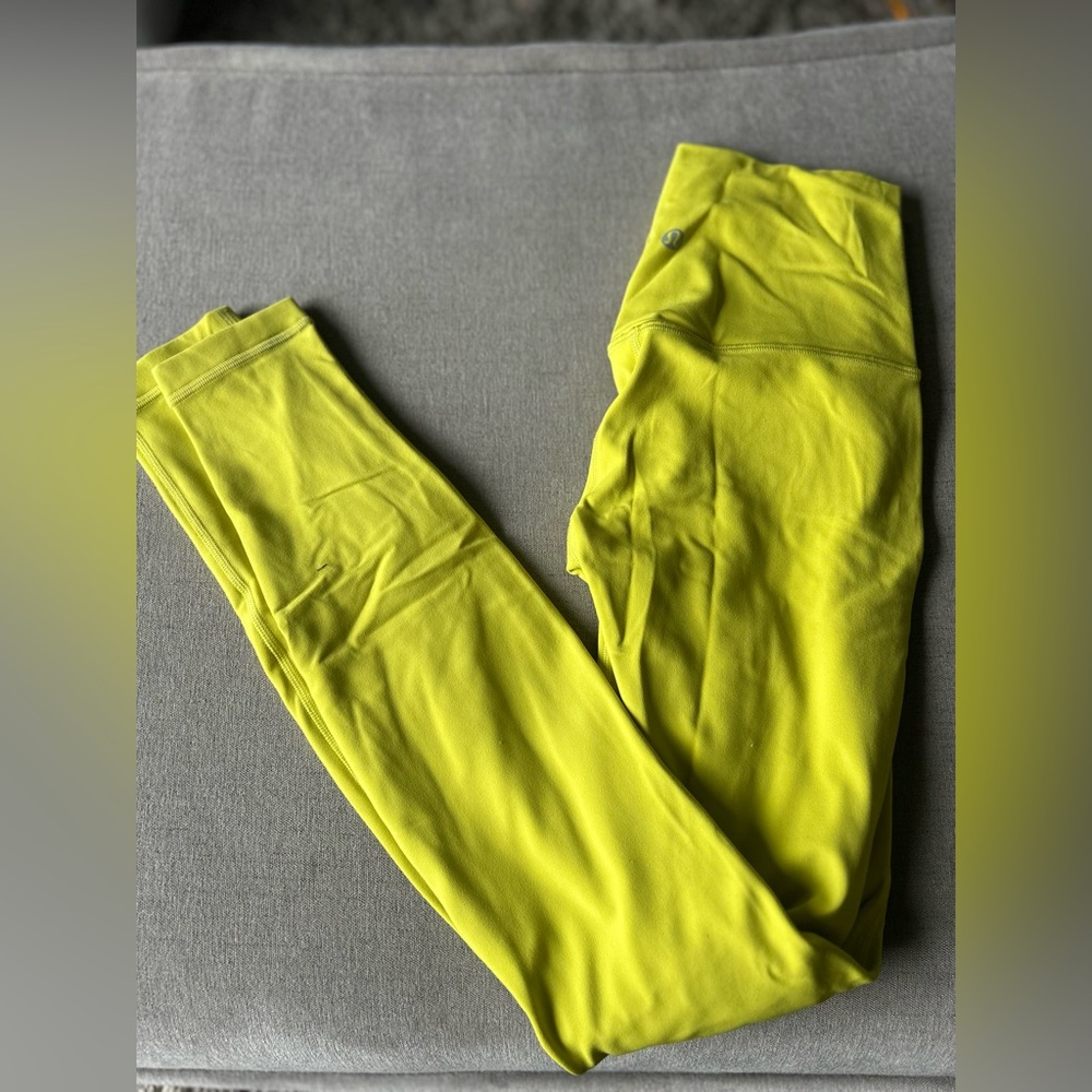 lululemon athletica Neon Yellow Leggings